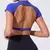 Imagem do top de fitness decote nas costas