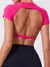 top de fitness decote nas costas na internet