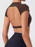 top de fitness decote nas costas na internet