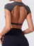 top de fitness decote nas costas - AR GYM STORE