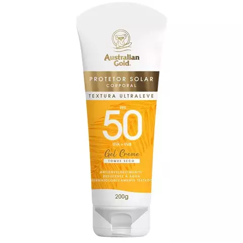 Australian Gold Gel Creme FPS 50 - Protetor Solar 200g