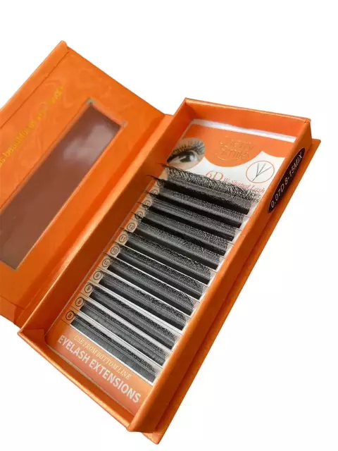 Cílios Cherry Smile W 6D 0.07D Mix 8-14mm Marrom - comprar online