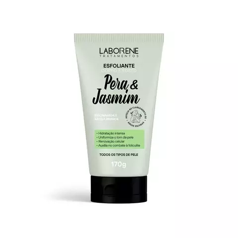 Esfoliante Corpo e Rosto 170g Pera e Jasmim - Laborene