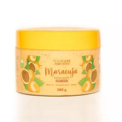 Esfoliante Corpo e Rosto Maracujá - Miss Rôse