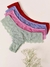 Kit 4 Calcinhas em Renda Fio Dental Lingerie Feminina Moda Intima de Fábrica