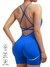 Slayoga Criss Cross Sem Costas Esportes Macacão Cami - AuraFitt