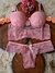 Imagem do Conjunto Lingerie de Luxo Íris Calcinha e Sutiã Soutien Fio Dental Com Bojo Calcinhas Fio Dental