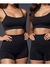 Kit Conjunto Short + Top Fitness com Alça e bojo removível Academia