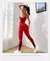 Conjunto fitness feminino com top de alta sustentação e modelagem confortável para yoga." - AuraFitt