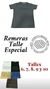 Remeras manga corta