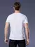 Camiseta masculina com gola redonda, 1 peça, branca, ultraleve, secagem rápida na internet