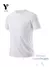 Imagem do Camiseta masculina com gola redonda, 1 peça, branca, ultraleve, secagem rápida