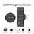 Microfone de Lapela Lenovo m8 sem fio para iphone tipo-c 6h bateria