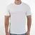 Camiseta masculina e feminina de algodão de alta qualidade, manga curta, gola redonda, cor sólida, preto, branco, respirável, roupas para casal