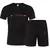 Moda duas peças conjuntos masculinos roupas esportivas verão secagem rápida respirável camiseta shorts outfit ao ar livre casual correr roupas esportivas