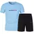 Moda duas peças conjuntos masculinos roupas esportivas verão secagem rápida respirável camiseta shorts outfit ao ar livre casual correr roupas esportivas na internet