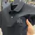 Marca de luxo 100% algodão camisa polo masculina lapela carta impressão manga curta verão 2025 nova tendência da moda magro camiseta masculina topo - comprar online