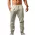 Calças de linho de algodão masculino verão cor sólida respirável calças de linho masculino casual cintura elástica calças de fitness hip-hop streetwear - loja online