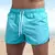 2025 Shorts brancos Homens Estilo Japonês Poliéster Correndo Shorts Esportivos para Homens Casual Verão Cintura Elástica Sólidos Shorts Roupas - NK Mega Stor