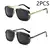 Óculos de sol masculino Punk, Aviator Square, Uv400, Twin-Beam, Novo - comprar online