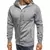 Site oficial primavera e outono esportes fitness hoodie casual zíper cardigan hoodie tendência da moda diária moletom com capuz masculino - loja online