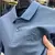Marca de luxo 100% algodão camisa polo masculina lapela carta impressão manga curta verão 2025 nova tendência da moda magro camiseta masculina topo na internet