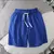 2025 Shorts brancos Homens Estilo Japonês Poliéster Correndo Shorts Esportivos para Homens Casual Verão Cintura Elástica Sólidos Shorts Roupas
