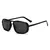 Óculos de sol masculino Punk, Aviator Square, Uv400, Twin-Beam, Novo na internet