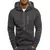 Site oficial primavera e outono esportes fitness hoodie casual zíper cardigan hoodie tendência da moda diária moletom com capuz masculino - comprar online