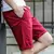 2025 Shorts brancos Homens Estilo Japonês Poliéster Correndo Shorts Esportivos para Homens Casual Verão Cintura Elástica Sólidos Shorts Roupas na internet
