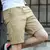 2025 Shorts brancos Homens Estilo Japonês Poliéster Correndo Shorts Esportivos para Homens Casual Verão Cintura Elástica Sólidos Shorts Roupas - NK Mega Stor