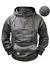 Imagem do Novo multi bolso zíper velo ombro caído moletom com capuz masculino feminino plus size solto pulôver moda moletom