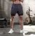 Homens correndo shorts 2 em 1 shorts esportivos de dois andares roupas esportivas ginásio de fitness calças curtas treinamento jogging inferior roupas masculinas