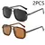 Imagem do Óculos de sol masculino Punk, Aviator Square, Uv400, Twin-Beam, Novo