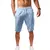 Calças de linho de algodão masculino verão cor sólida respirável calças de linho masculino casual cintura elástica calças de fitness hip-hop streetwear