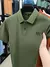 Marca de luxo 100% algodão camisa polo masculina lapela carta impressão manga curta verão 2025 nova tendência da moda magro camiseta masculina topo - NK Mega Stor