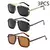Óculos de sol masculino Punk, Aviator Square, Uv400, Twin-Beam, Novo - comprar online