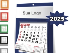 Folhinha Comercial de Parede 2025- 18x27cm Compra Mínima: 100 Unidades- 5,85 Valor Unitário