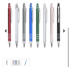 Caneta Metálica Touch- Compra Mínima: 30 peças- Valor Unitário: 6,80