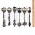 Colheres de Sobremesa em Bronze Vintage para Mesa Premium - loja online
