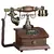 Telefone de Madeira com Compartimento e Estilo Anos 40 - VintageSecrets
