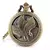 Relógio de Bolso Pingente Águia - Bronze Oco Esculpido + Corrente - VintageSecrets