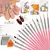 Set de Pinceles para Nail Art x10
