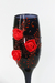 Taça Preta com Rosas na internet