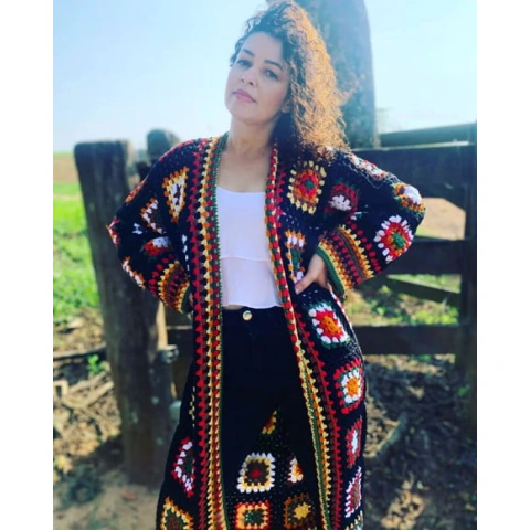 Cardigan de Crochê