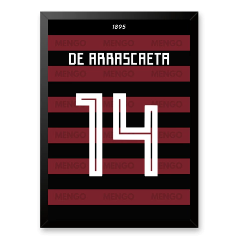 Quadro ARRASCAETA FLAMENGO 2019 - Camisas - comprar online