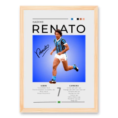 Quadro RENATO - Lendas & Craques na internet