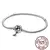 Imagem do Pulseira Coração Coroa em Prata Esterlina S925