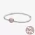 Pulseira Coração Coroa em Prata Esterlina S925 - loja online
