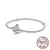 Imagem do Pulseira Coração Coroa em Prata Esterlina S925